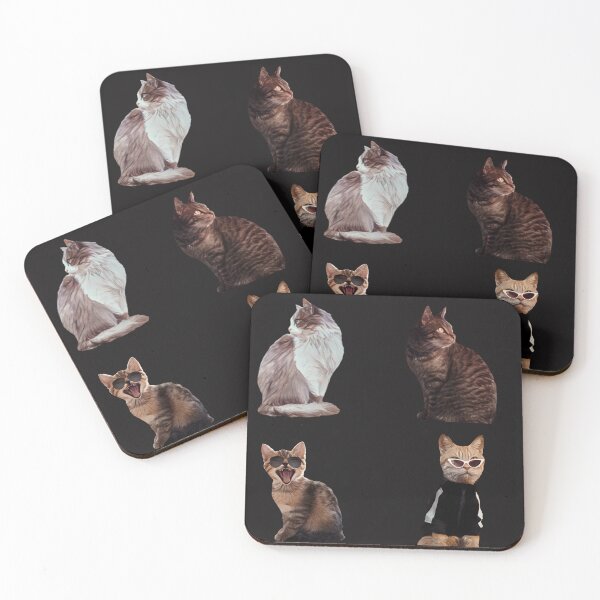 Item preview, Cute Cats Stickers packs designed and sold by CatwithSpecs.