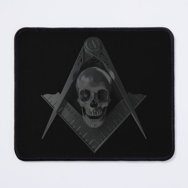 Item preview, Freemason Square & Compass Stealth Skull Widows Son Masonic designed and sold by MasterMasonMade.