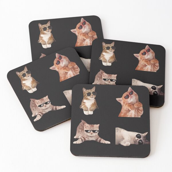 Item preview, Cute Cats Stickers packs designed and sold by CatwithSpecs.