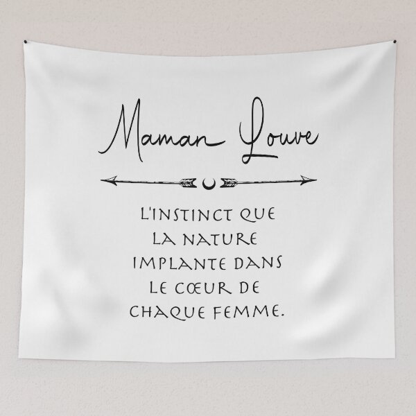 Item preview, mama wolf mother daughter family love wolf designed and sold by la-petite-folie.