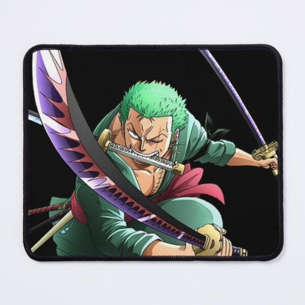 One Piece - Anime / Manga Poster / Canvas ( Roronoa Zoro 3 Sword Style )  8x10