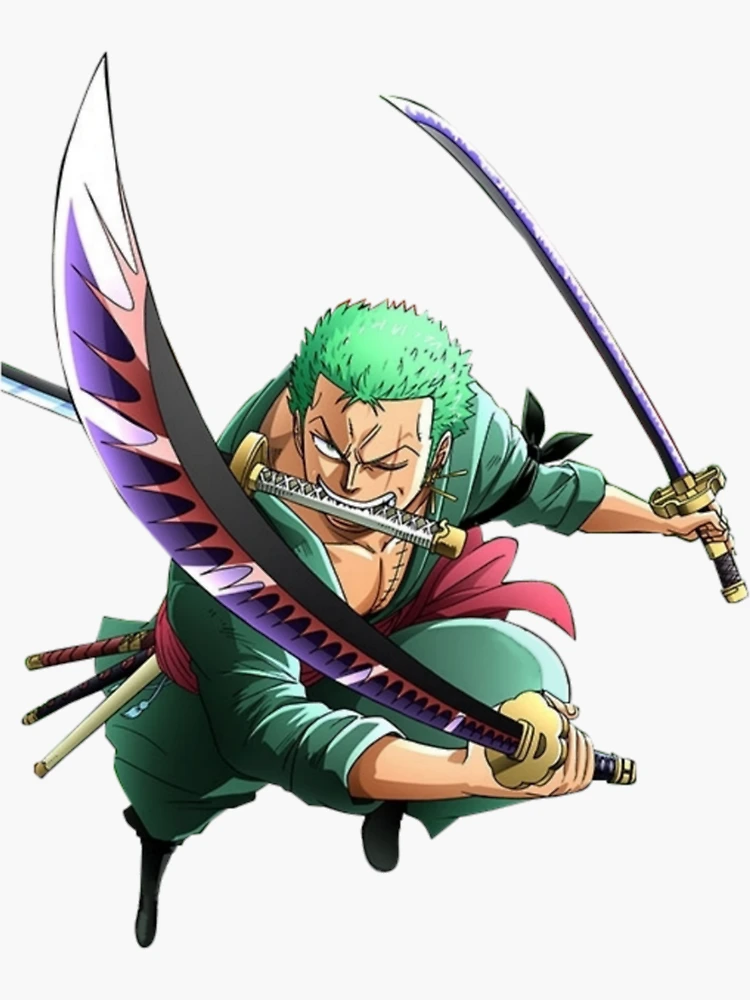 606 x 606 px  High-Quality One Piece Zoro PNG Images in Manga Style 