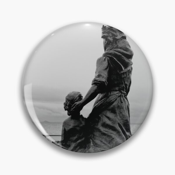 Item preview, Pittenweem statue in black and white designed and sold by S-and-W-4ever.
