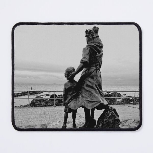 Item preview, Pittenweem statue in black and white designed and sold by S-and-W-4ever.