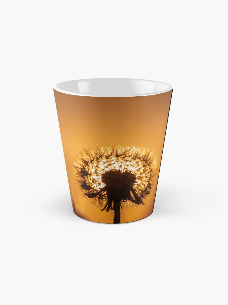Thumbnail 2 of 4, Coffee Mug, Sunset Through a Dandelion Clock - Taken Pembrey Wales UK -Photographic Print  designed and sold by stevehuggett.
