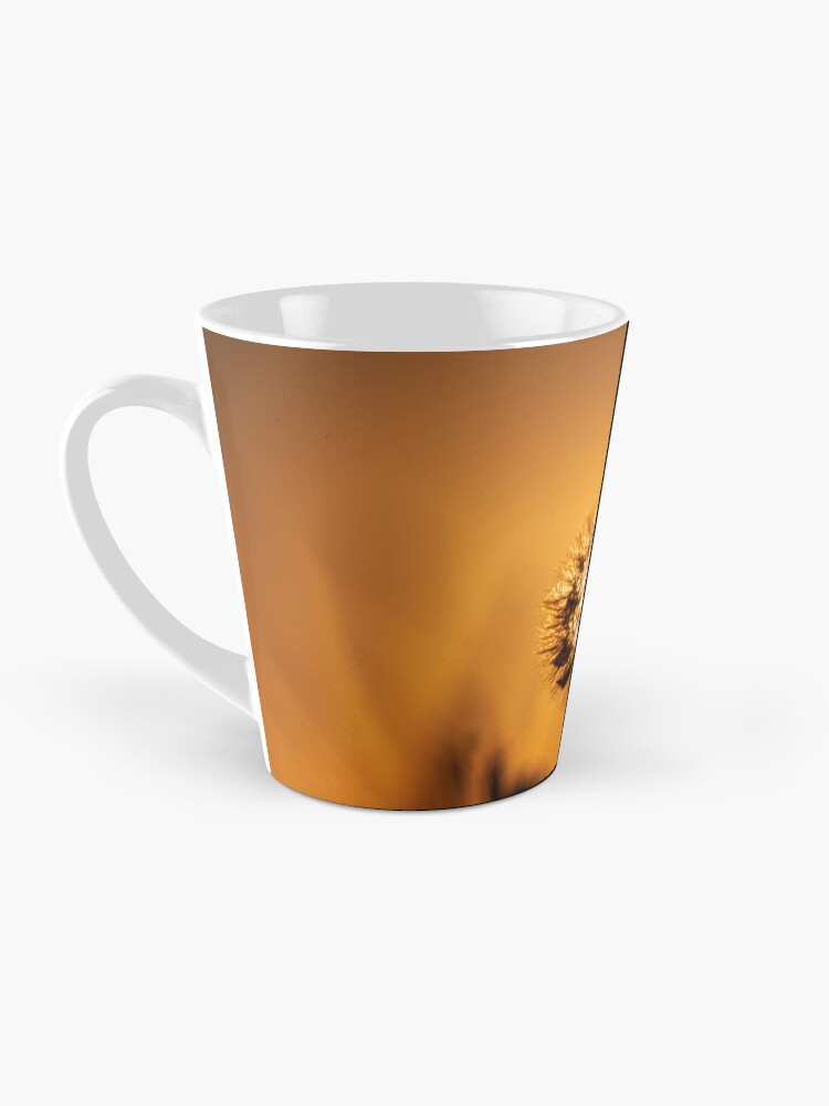 Thumbnail 3 of 4, Coffee Mug, Sunset Through a Dandelion Clock - Taken Pembrey Wales UK -Photographic Print  designed and sold by stevehuggett.