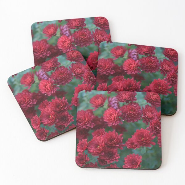 Item preview, Red small flowers on nature background designed and sold by olena2552.