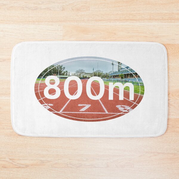 Item preview, On the Track, 800m Run - White designed and sold by LatterDaze.