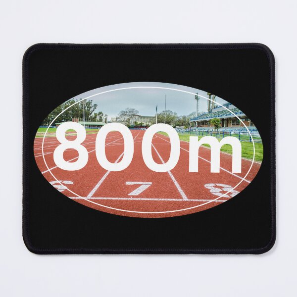 Item preview, On the Track, 800m Run - White designed and sold by LatterDaze.