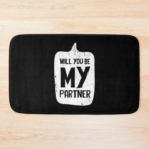 Item preview, Will You Be My Partner in Retro Cloud Text designed and sold by ryboxxdesign.