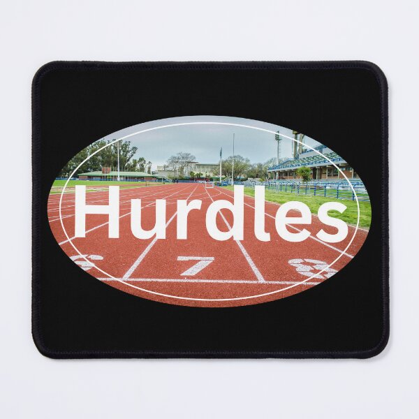 Item preview, On the Track, Hurdles - White designed and sold by LatterDaze.