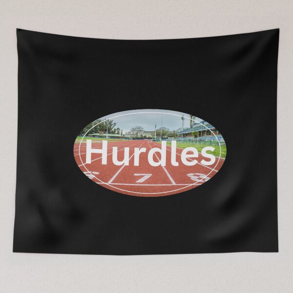 Item preview, On the Track, Hurdles - White designed and sold by LatterDaze.