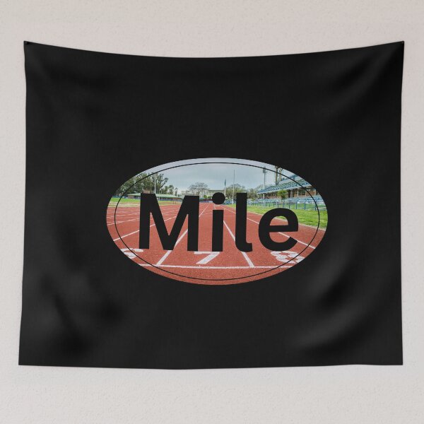 Item preview, On the Track, Mile Run - Black designed and sold by LatterDaze.