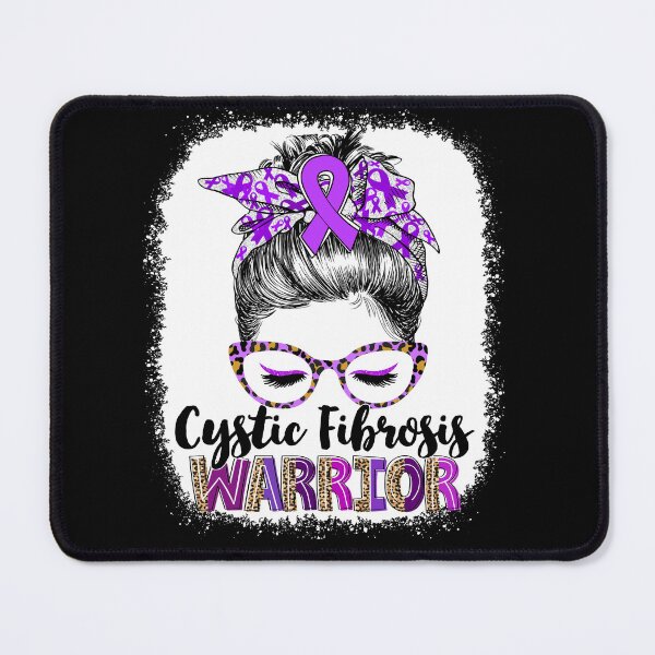 Item preview, Messy Bun Leopard Cystic Fibrosis Warrior designed and sold by rechardtee.