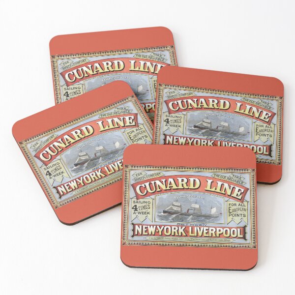 Item preview, Cunard Line Between New York and Liverpool. designed and sold by VintageBob.