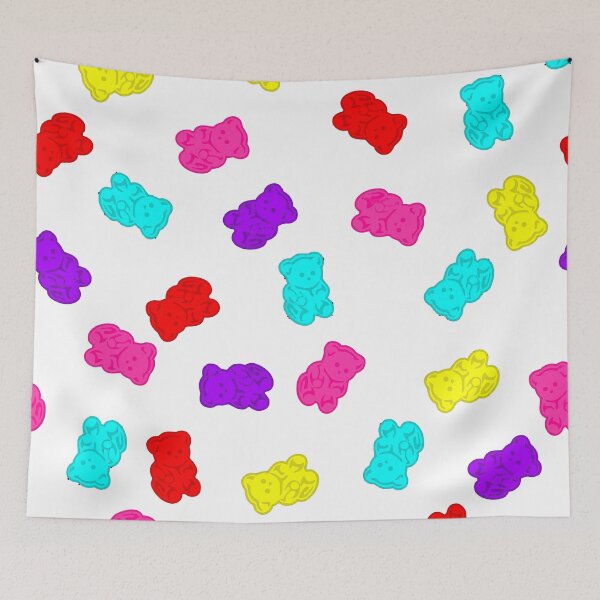 Item preview, gummy bears colorful rainbow candy  designed and sold by Gossip Rag.