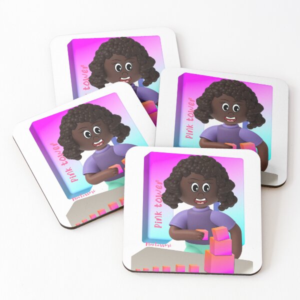 Item preview, Montessori Kids Pink Tower designed and sold by TeyMank.