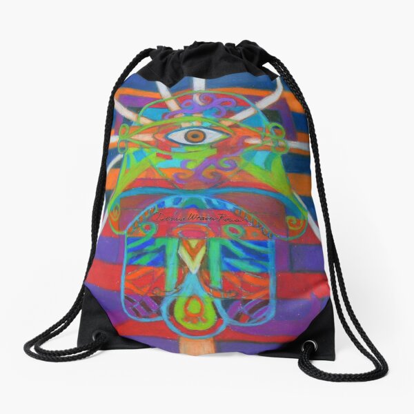 Hexagram 14-Ta Yu (Wealth) Drawstring Bag