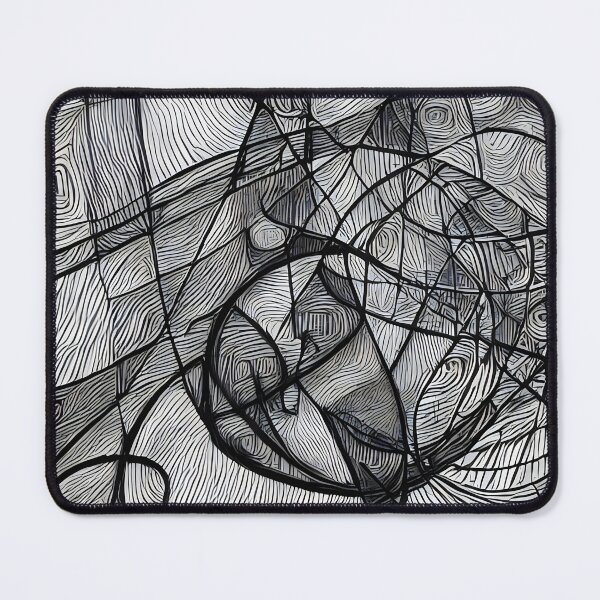 Item preview, Abstract intricate black and white painting designed and sold by thecocotouchart.