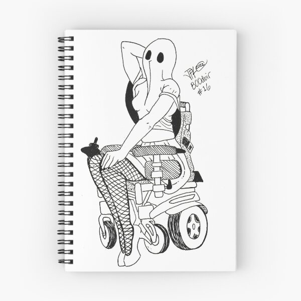 Item preview, Ghost pinup with power chair designed and sold by Jared King.