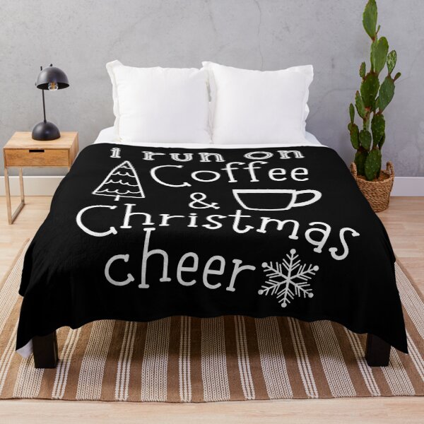 Item preview, I Run On Coffee and Christmas Cheer Funny designed and sold by Hic21.