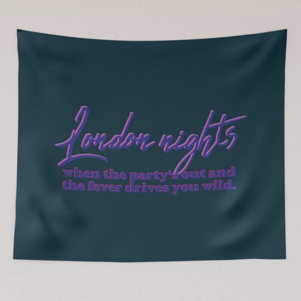 Item preview, London Nights - retro 80's designed and sold by knappidesign.