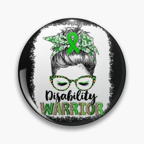 Item preview, Messy Bun Leopard Disability Warrior designed and sold by rechardtee.