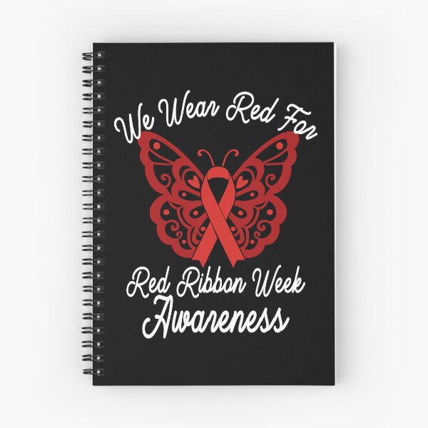 Item preview,  We Wear Red For Red Ribbon Week Awareness Cute Butterfly Tee designed and sold by biigshow.