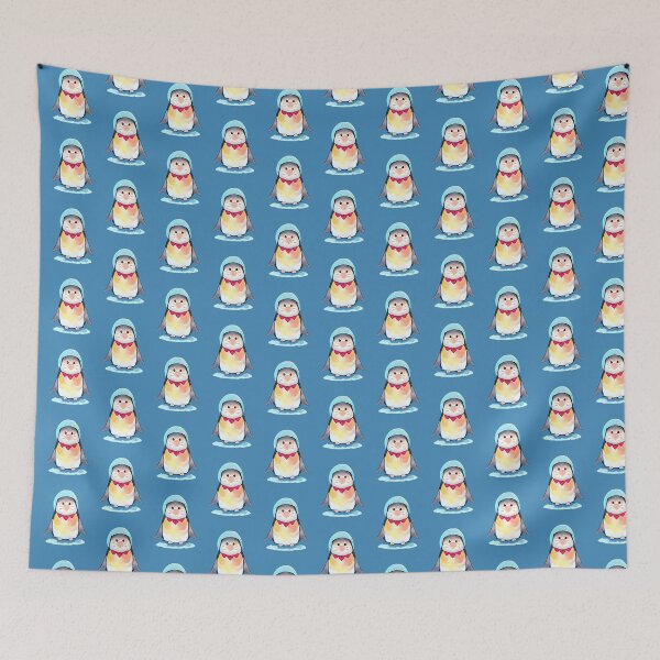 Item preview, Lindo pingüino navideño con casco designed and sold by KOTOdesign.