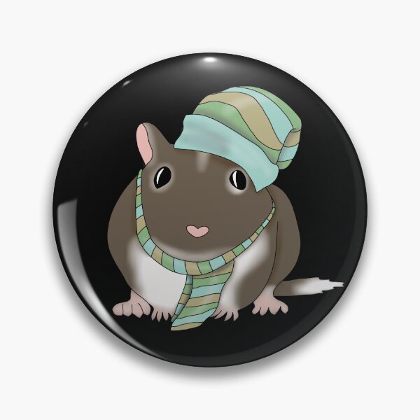 Item preview, Brown Gerbil winter hat and scarf designed and sold by Becky-Marie.