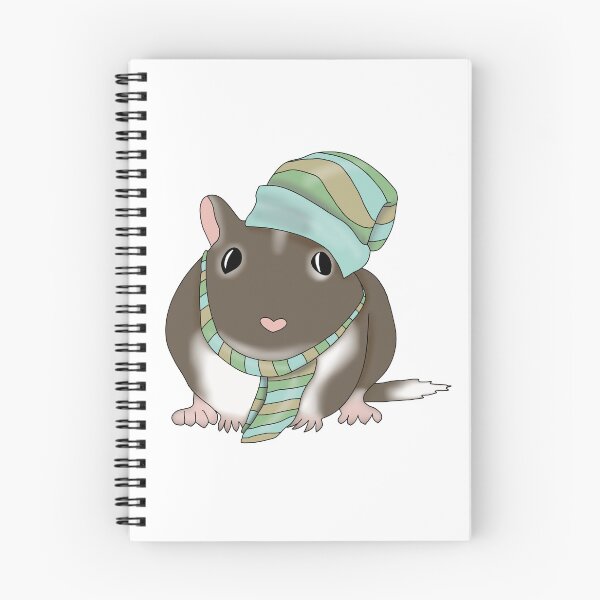 Item preview, Brown Gerbil winter hat and scarf designed and sold by Becky-Marie.