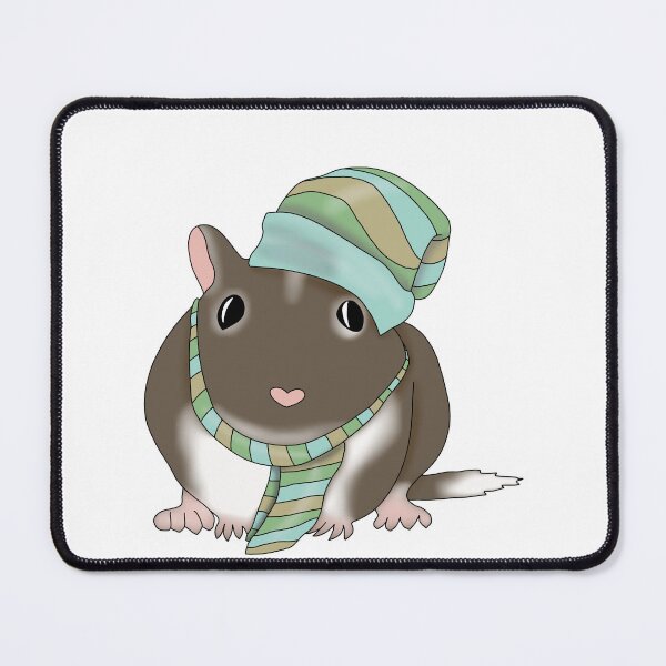 Item preview, Brown Gerbil winter hat and scarf designed and sold by Becky-Marie.