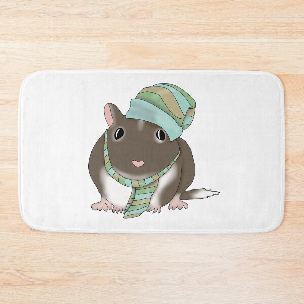 Item preview, Brown Gerbil winter hat and scarf designed and sold by Becky-Marie.
