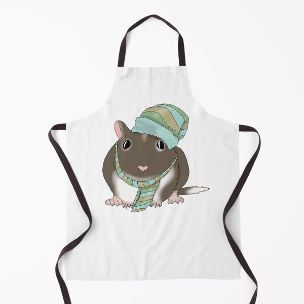 Item preview, Brown Gerbil winter hat and scarf designed and sold by Becky-Marie.