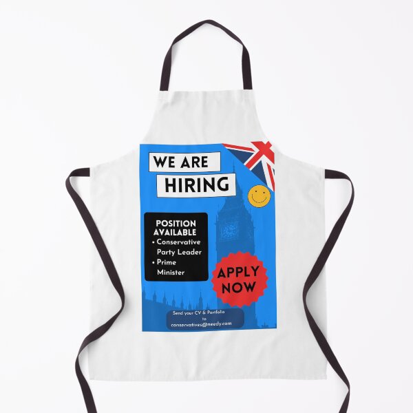 Item preview, Satirical British Conservative Party We Are Hiring Poster designed and sold by MimsTees.
