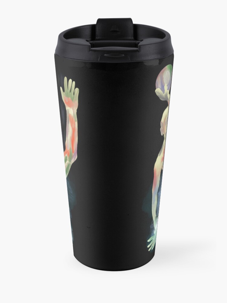 Alternate view of Waterpoloplayers playing waterpolo Travel Coffee Mug