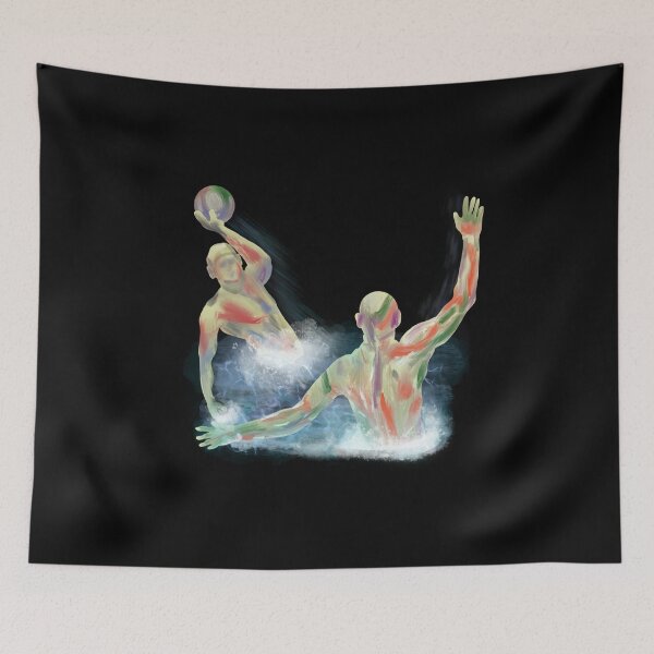 Item preview, Waterpoloplayers playing waterpolo designed and sold by Zwembad Vergelijker.