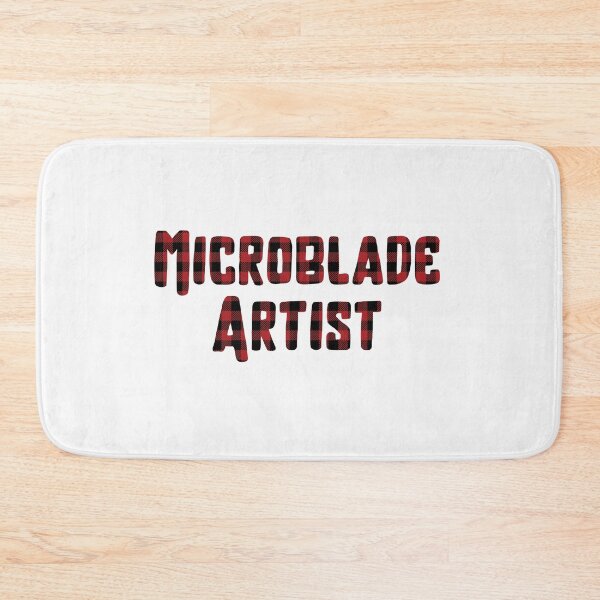 Item preview, Microblade Artist Buffalo Plaid Christmas Design designed and sold by 306Biz.