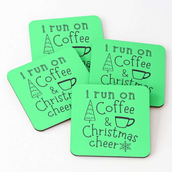 Item preview, I Run On Coffee and Christmas Cheer Xmas designed and sold by Hic21.