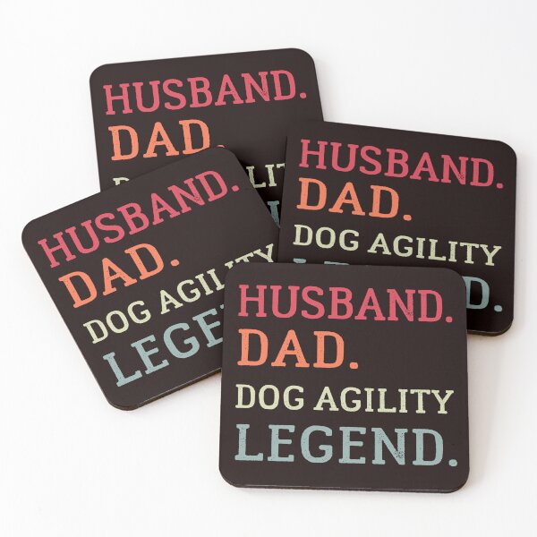 Item preview, Husband Dad Dog Agility Legend, Funny Agility Dog, Dogs designed and sold by Aerial Addicts.