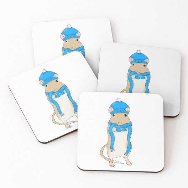 Item preview, Golden Gerbil winter hat, scarf and mittens  designed and sold by Becky-Marie.