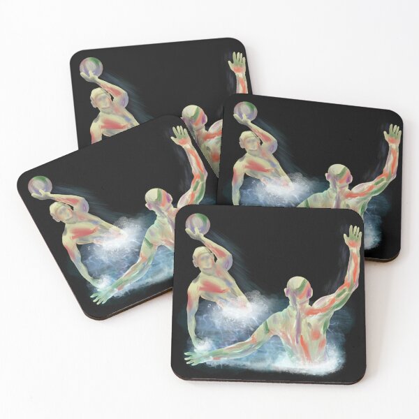Item preview, Waterpoloplayers playing waterpolo designed and sold by Zwembad Vergelijker.
