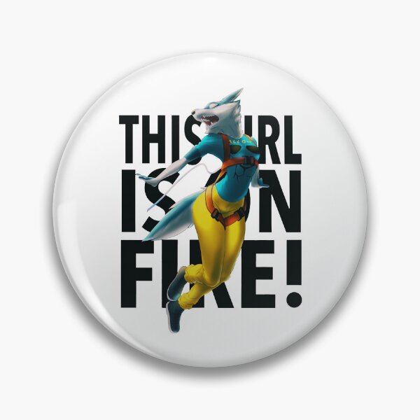 Item preview, The Wolf Girl On Fire Premium designed and sold by instMerch.