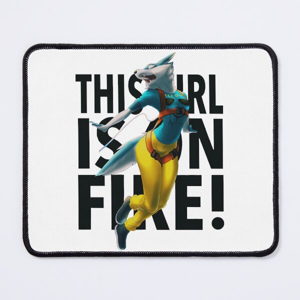 Item preview, The Wolf Girl On Fire Premium designed and sold by instMerch.