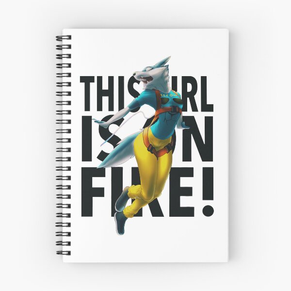 Item preview, The Wolf Girl On Fire Premium designed and sold by instMerch.