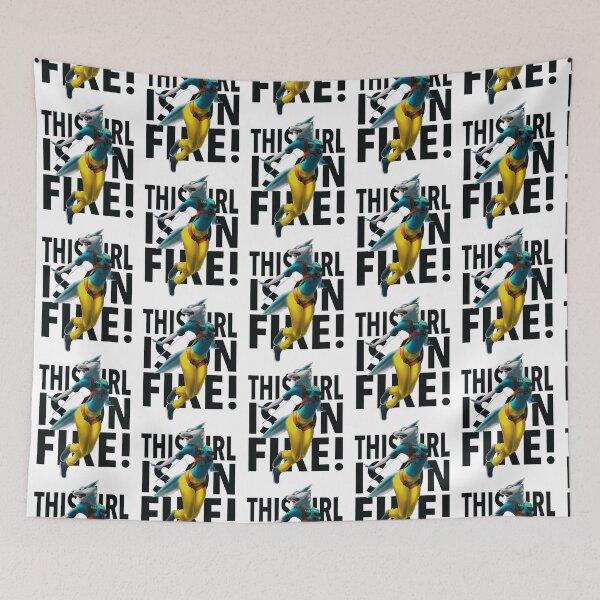Item preview, The Wolf Girl On Fire Premium designed and sold by instMerch.