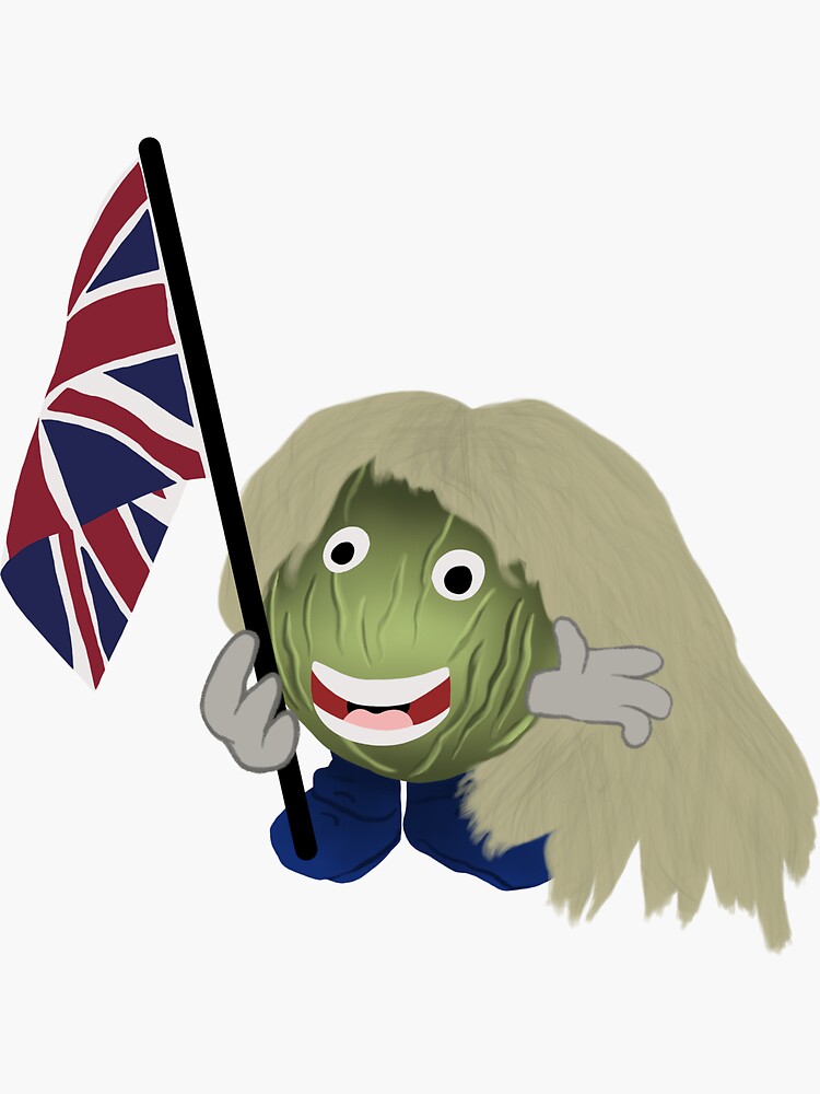 "Liz Truss Lettuce UK Prime Minister" Sticker for Sale by ChromaCass
