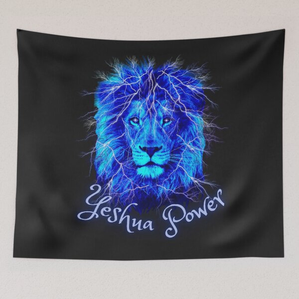 Item preview,  Yeshua Power Blue designed and sold by Tripp Art Studio.