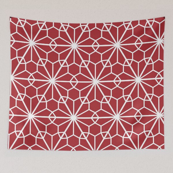 Item preview, Japanese Art Culture Style Geometric Star Pattern designed and sold by MakeitMelo.