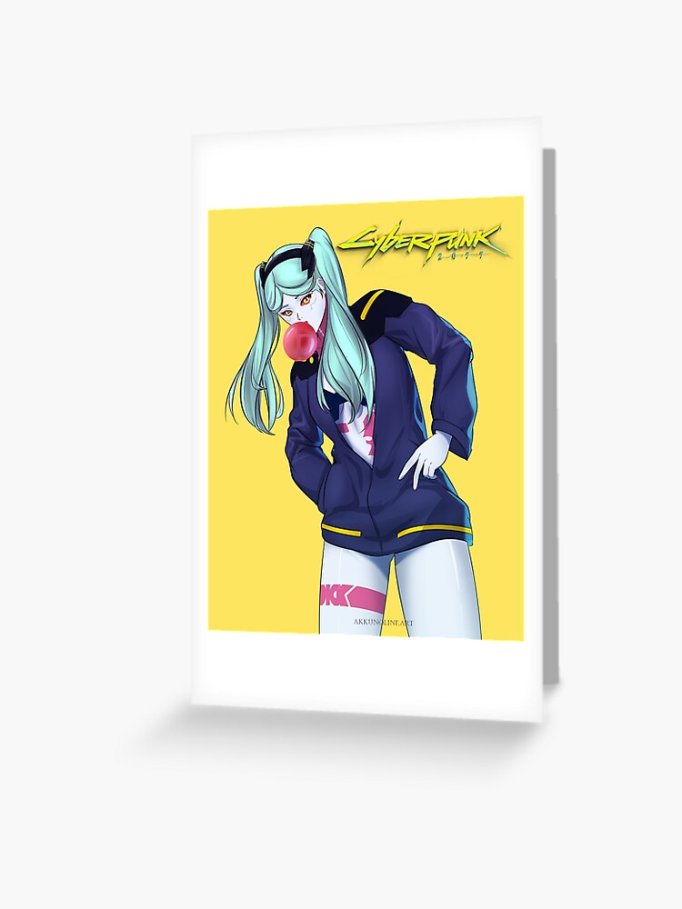 Cyberpunk Edgerunners - Lucy and Rebecca Greeting Card for Sale